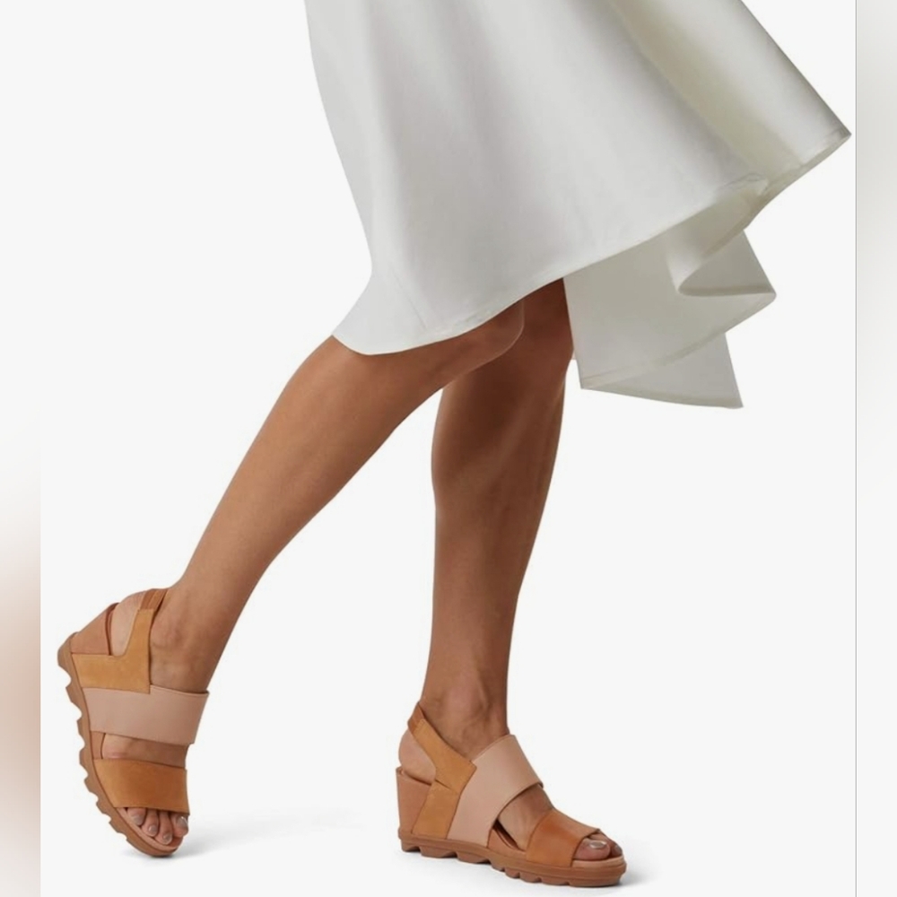 SOREL® JOANIE™ II SLINGBACK WEDGE SANDALS  SIZE 9 /Box MSRP $130